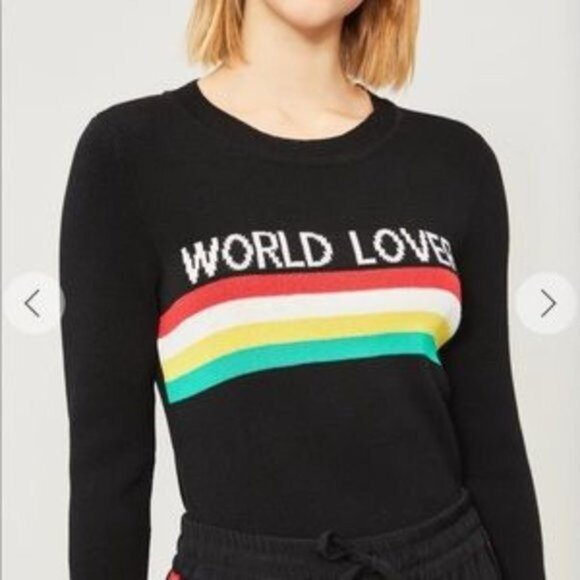 Sandro World-Lovers Intarsia Sweater Size 2 - Picture 2 of 11